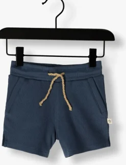 donkerblauwe your wishes korte broek stagger shorts