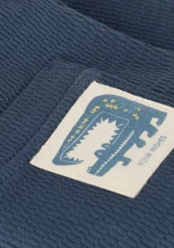 donkerblauwe your wishes korte broek stagger shorts