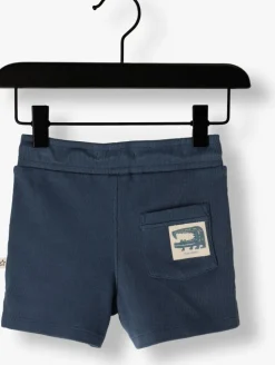 donkerblauwe your wishes korte broek stagger shorts