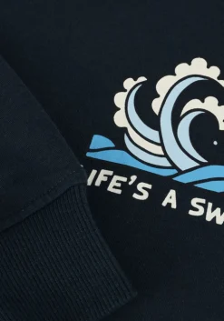 donkerblauwe z8 sweater agostino