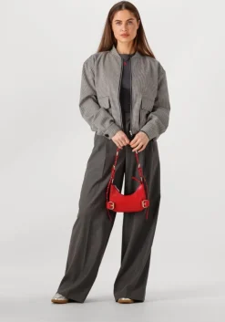 donkergrijze alix the label top ladies knitted modal longsleeve top