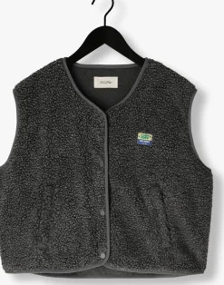 donkergrijze american vintage gilet hoktown