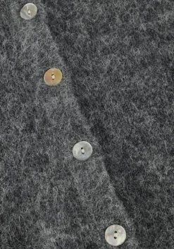 donkergrijze american vintage vest vitow cardigan