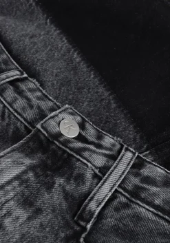 donkergrijze calvin klein minirok a-line utility mini skirt