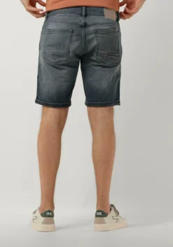 donkergrijze cast iron shorts shiftback shorts true blue grey