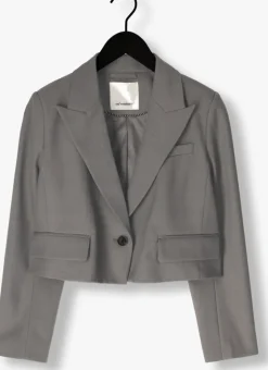 donkergrijze co'couture blazer liane blazer