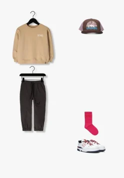 donkergrijze daily7 cargobroeken cargo parachute pants