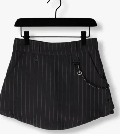 donkergrijze frankie & liberty minirok paris skort