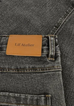 donkergrijze lil' atelier wide jeans nmnberlin loose dnm jeans 8310-in lil