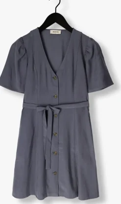 donkergrijze modström mini jurk fanyamd flare dress