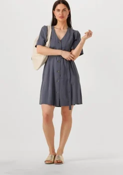 donkergrijze modström mini jurk fanyamd flare dress