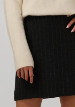 donkergrijze modström minirok kristolmd skirt