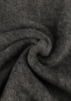 donkergrijze modström trui kanemd zip t-neck