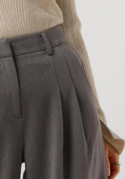 donkergrijze msch copenhagen pantalon mschhenrika hw pants