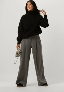 donkergrijze msch copenhagen pantalon mschhenrika hw pants