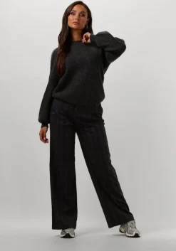 donkergrijze msch copenhagen pantalon mschcalile hw pants