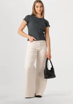 donkergrijze my essential wardrobe t-shirt mandymw tee