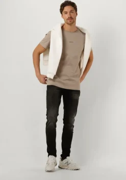 donkergrijze pure path skinny jeans the jone skinny fit jeans