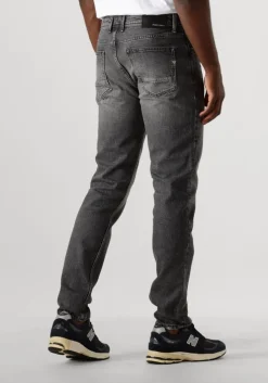 donkergrijze pure path slim fit jeans the ryan