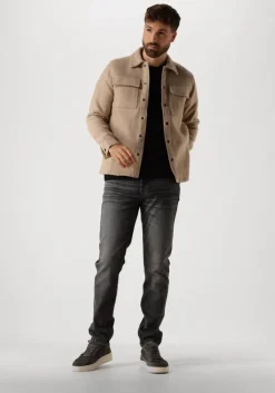 donkergrijze pure path slim fit jeans the ryan