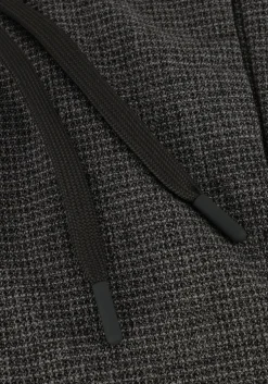 donkergrijze selected homme pantalon slh190-reg tapered leroy pleat pans