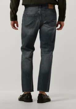 donkergrijze tiger of sweden straight leg jeans marty