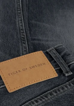 donkergrijze tiger of sweden straight leg jeans marty