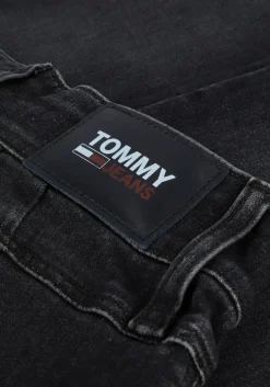 donkergrijze tommy jeans skinny jeans shape hr skny be372 bkdyshpst