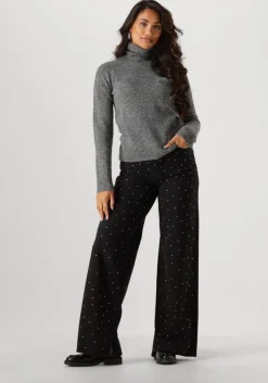 donkergrijze y.a.s. wide jeans yasrista hmw jeans