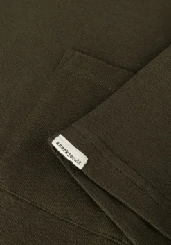 donkergroene anerkjendt t-shirt akkikki s/s structure tee