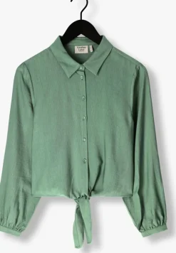 donkergroene another label blouses bois shirt l/s