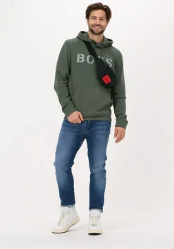 donkergroene boss sweater wetry 10230209