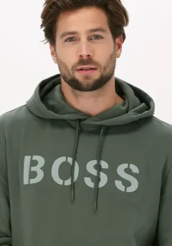 donkergroene boss sweater wetry 10230209