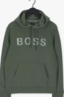 donkergroene boss sweater wetry 10230209