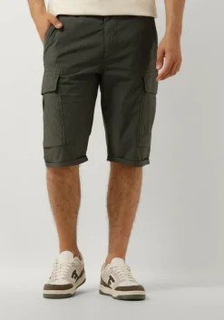 donkergroene butcher of blue cargobroeken tristan slim cargo