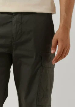 donkergroene butcher of blue cargobroeken tristan slim cargo