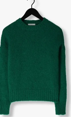 donkergroene by-bar trui sonny bulky pullover