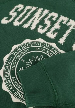 donkergroene catwalk junkie sweater graphic sweater