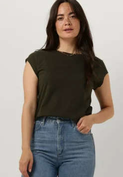 donkergroene cc heart t-shirt basic t-shirt