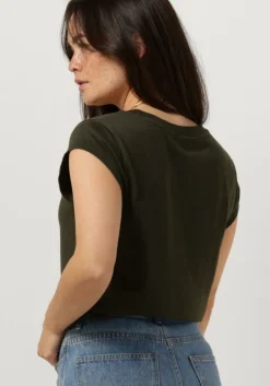 donkergroene cc heart t-shirt basic t-shirt