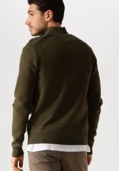 donkergroene dstrezzed trui fell skipper