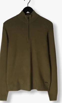 donkergroene dstrezzed trui fell skipper