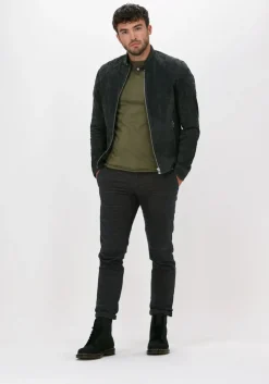 donkergroene dstrezzed t-shirt mc. queen basic tee organic slub jersey