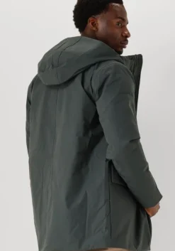 donkergroene elvine parka's lucius
