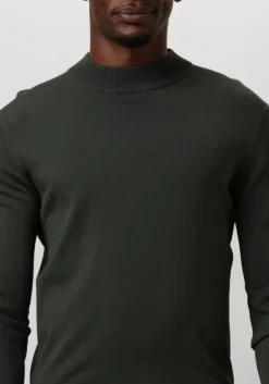 donkergroene genti trui k1148-3260