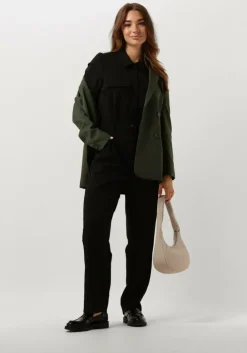 donkergroene gestuz blazer paulagz blazer