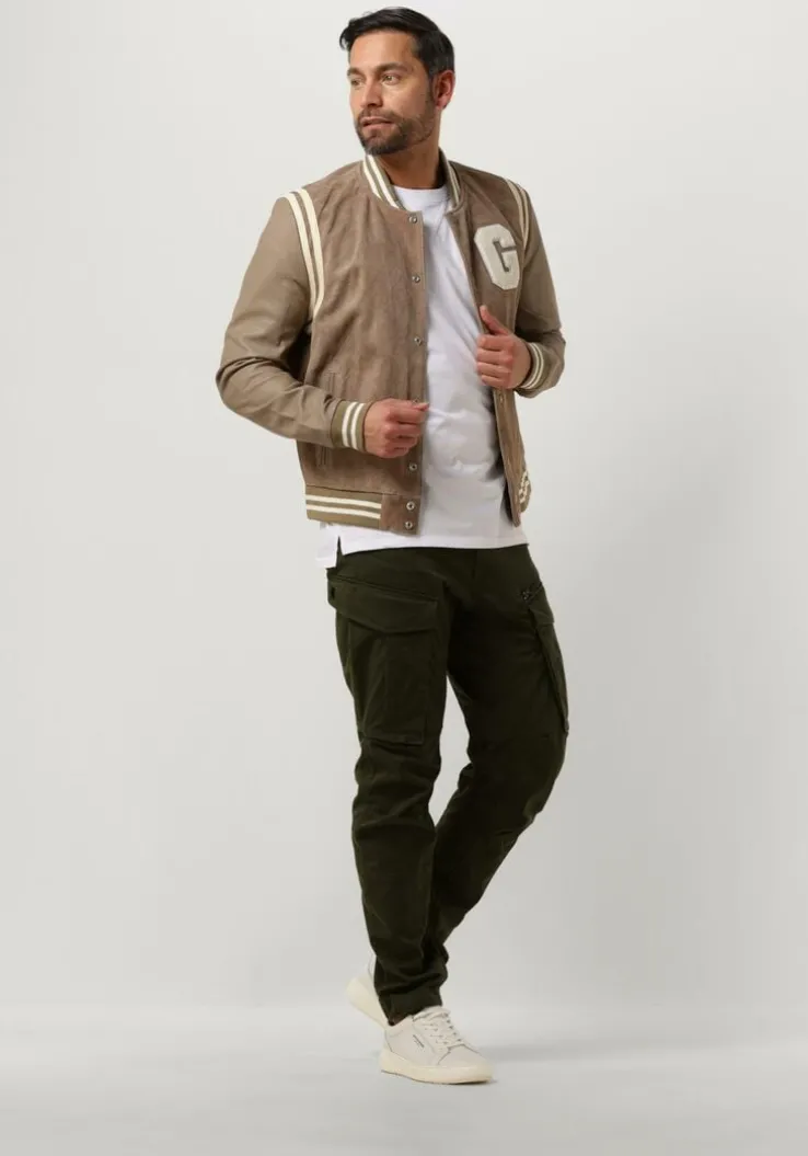 donkergroene g-star raw cargobroeken rovic zip 3d regular tapered