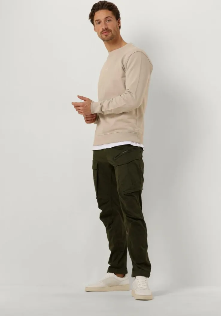 donkergroene g-star raw cargobroeken rovic zip 3d regular tapered