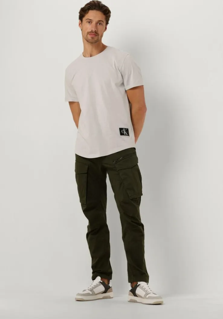 donkergroene g-star raw cargobroeken rovic zip 3d regular tapered