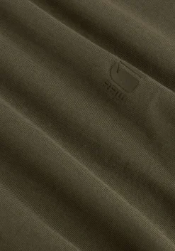 donkergroene g-star raw t-shirt lash r t s/s